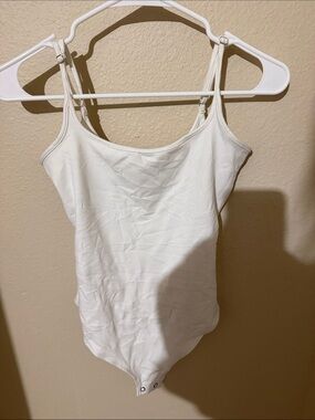 Target White Tank Bodysuit